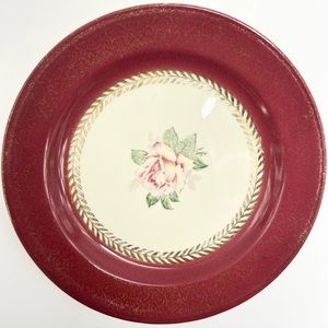 🔱🍎🌷🌺📕💌Homer Laughlin - ceramic saucer.